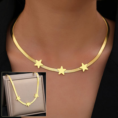 Collier Acier Inox Serpent Gothique