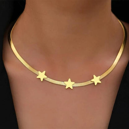 Collier Acier Inox Serpent Gothique